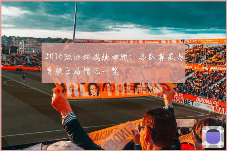 2016欧洲杯战绩回顾:各队赛果与晋级出局情况一览
